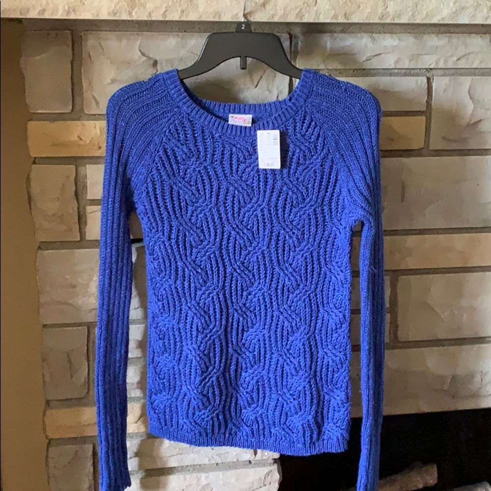 Justice sparkly sweater